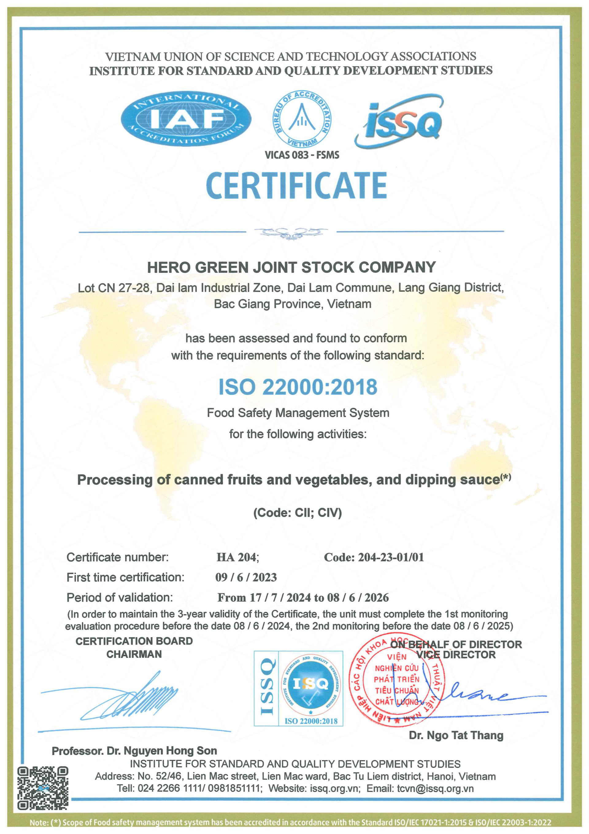 ISO 22000:2018